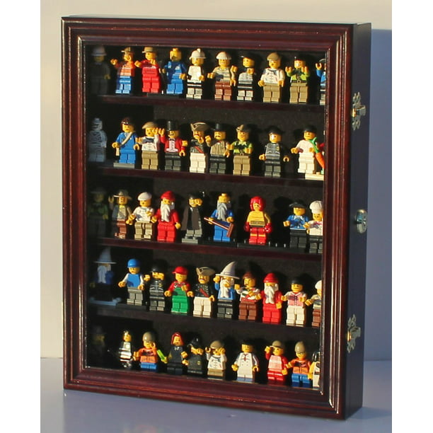 Wall Curio Display Case Cabinet Display Stand for Minifigures/Dimensions 